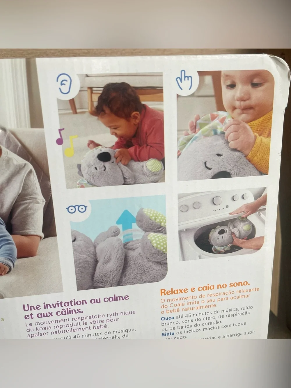 ORG Fisher-Price Soothe ‘n Snuggle Koala Plush Baby Sound Machine NEW Damage Box - Picture 6 of 10